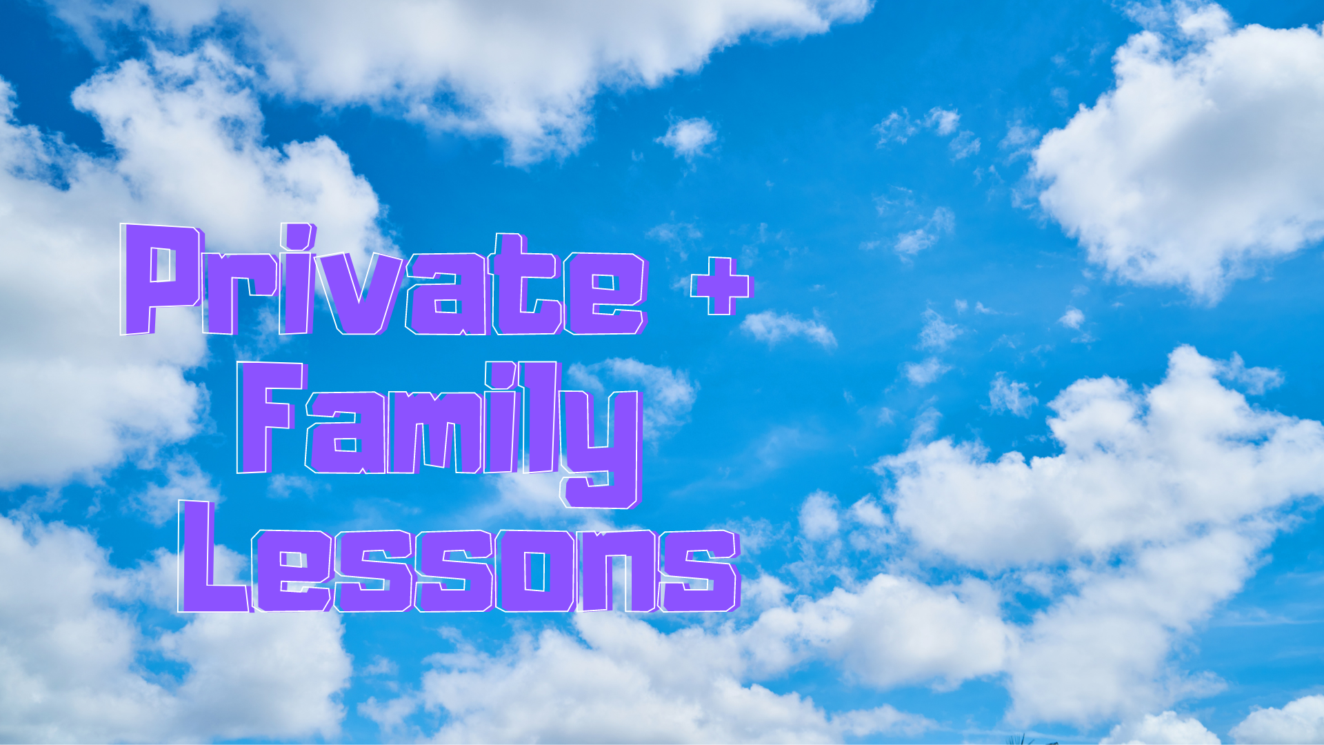 Private & Family Lessons