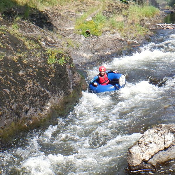 White water tubing adventure