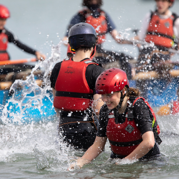 Splashed during raft racing.png